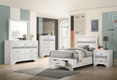 Orleans Furniture - Coaster - Miranda 5-piece Twin Bedroom Set White - 205111T-S5